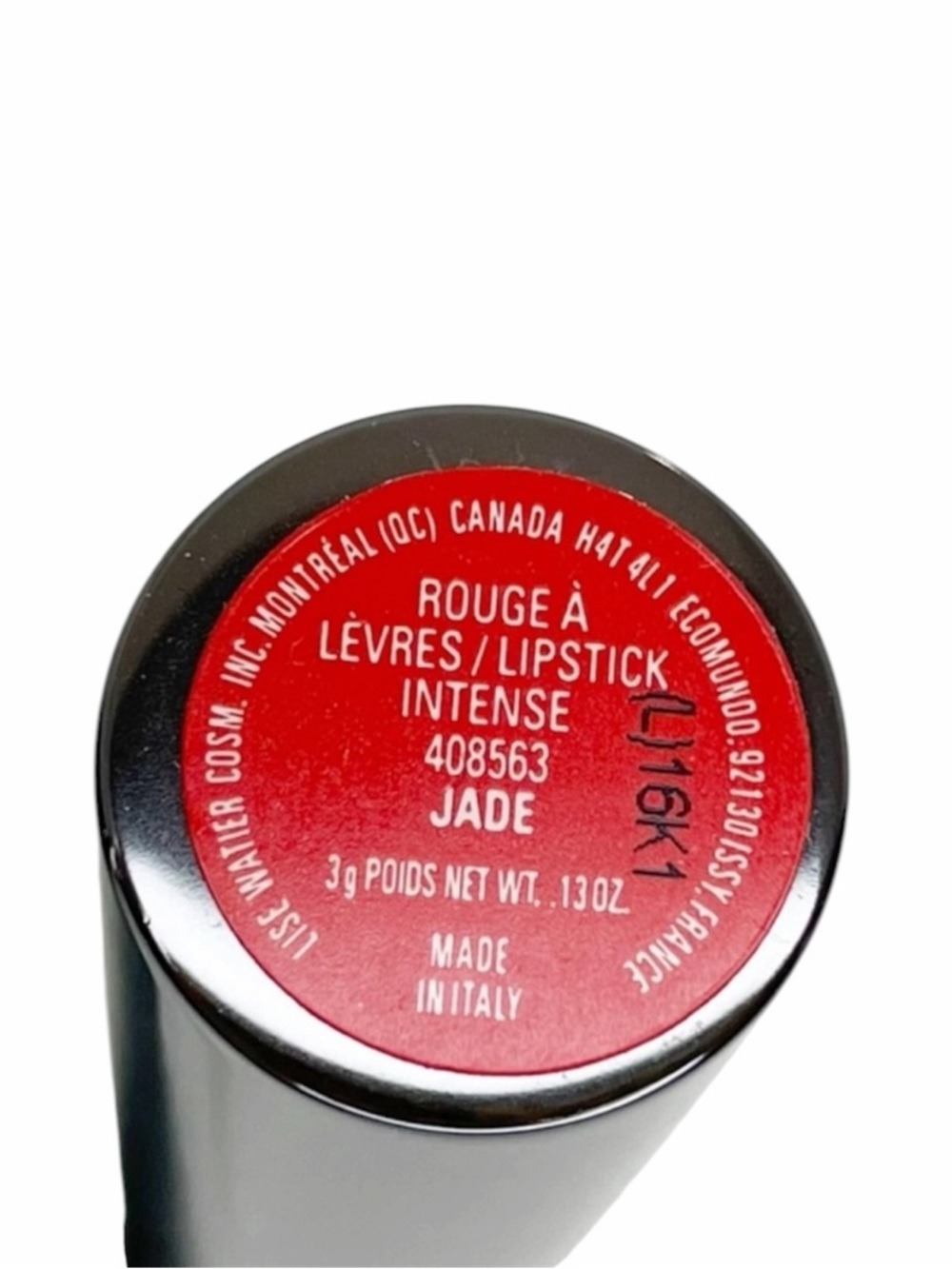Lise Watier Rouge Intense Supreme Lipstick Jade Coral Red BNIB Full Size - Picture 5 of 8